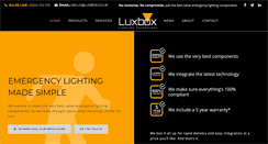 Desktop Screenshot of luxbox.co.uk